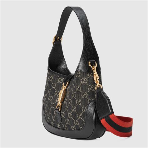 gucci jackie black bag|Gucci jackie 1961 denim.